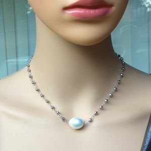 Luc 925 Cn Pearl Necklace Nwot 